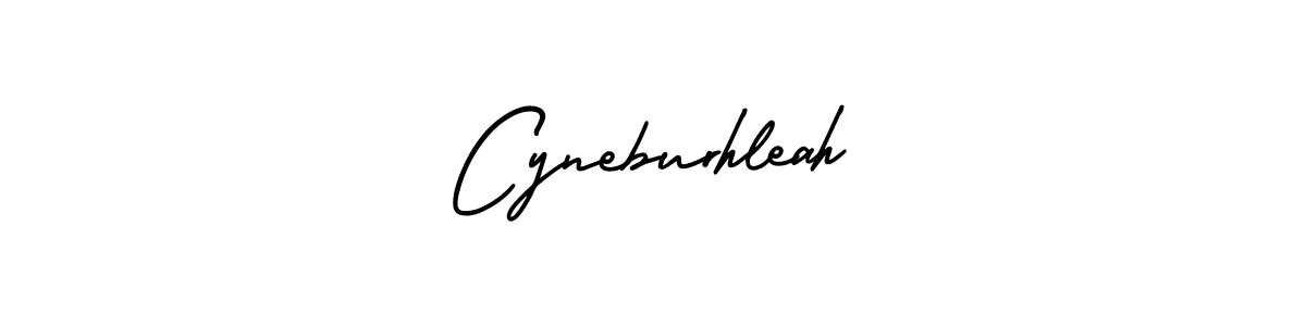 Design your own signature with our free online signature maker. With this signature software, you can create a handwritten (AmerikaSignatureDemo-Regular) signature for name Cyneburhleah. Cyneburhleah signature style 3 images and pictures png