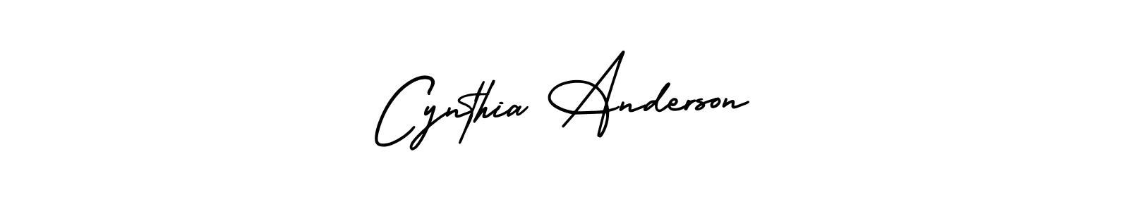 This is the best signature style for the Cynthia Anderson name. Also you like these signature font (AmerikaSignatureDemo-Regular). Mix name signature. Cynthia Anderson signature style 3 images and pictures png
