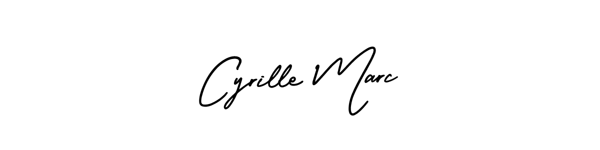 Make a beautiful signature design for name Cyrille Marc. With this signature (AmerikaSignatureDemo-Regular) style, you can create a handwritten signature for free. Cyrille Marc signature style 3 images and pictures png