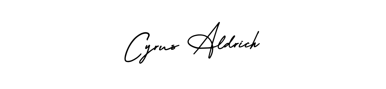 It looks lik you need a new signature style for name Cyrus Aldrich. Design unique handwritten (AmerikaSignatureDemo-Regular) signature with our free signature maker in just a few clicks. Cyrus Aldrich signature style 3 images and pictures png
