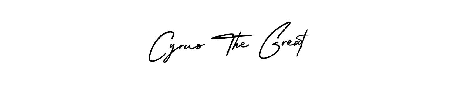 Also we have Cyrus The Great name is the best signature style. Create professional handwritten signature collection using AmerikaSignatureDemo-Regular autograph style. Cyrus The Great signature style 3 images and pictures png
