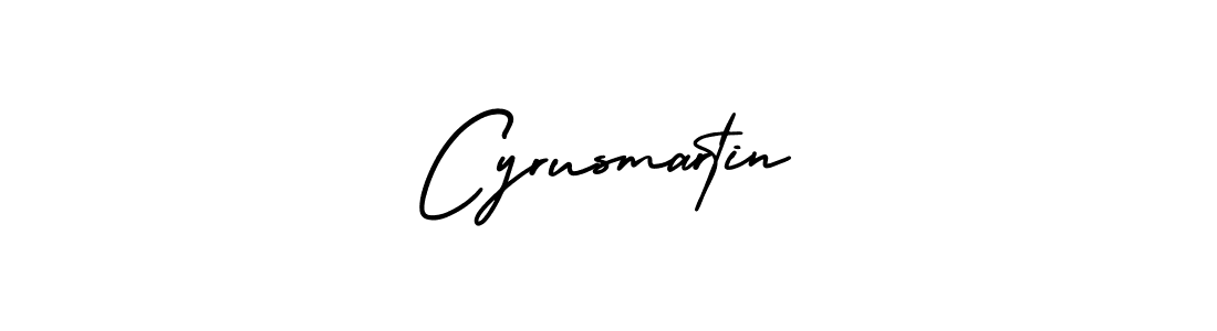 Use a signature maker to create a handwritten signature online. With this signature software, you can design (AmerikaSignatureDemo-Regular) your own signature for name Cyrusmartin. Cyrusmartin signature style 3 images and pictures png