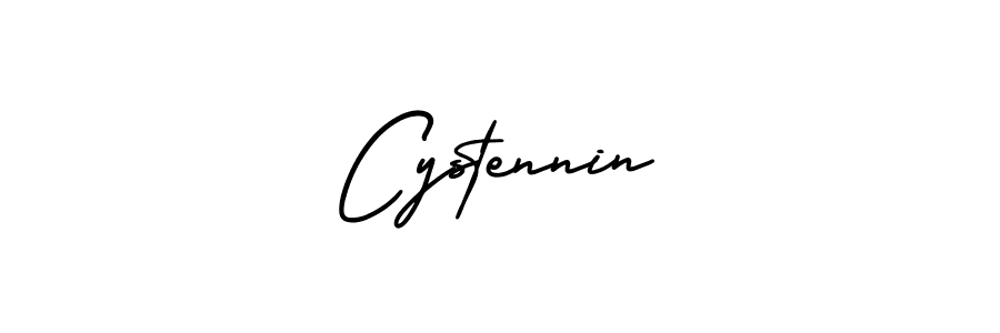 It looks lik you need a new signature style for name Cystennin. Design unique handwritten (AmerikaSignatureDemo-Regular) signature with our free signature maker in just a few clicks. Cystennin signature style 3 images and pictures png