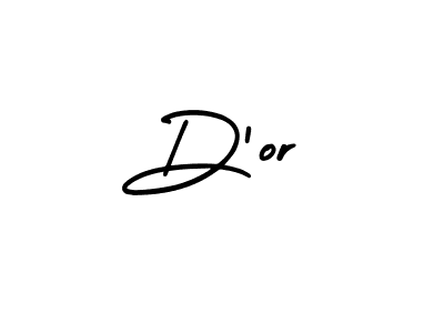 You should practise on your own different ways (AmerikaSignatureDemo-Regular) to write your name (D'or) in signature. don't let someone else do it for you. D'or signature style 3 images and pictures png