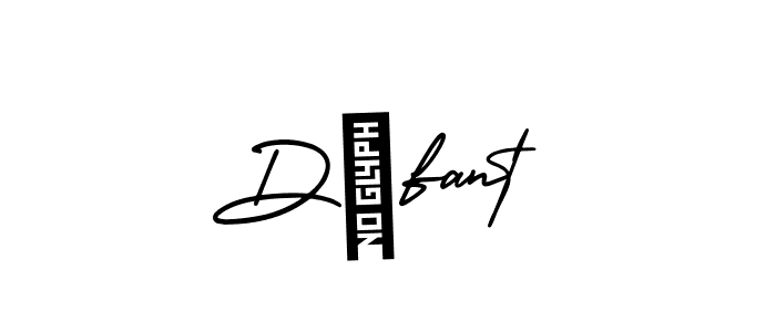 The best way (AmerikaSignatureDemo-Regular) to make a short signature is to pick only two or three words in your name. The name Défant include a total of six letters. For converting this name. Défant signature style 3 images and pictures png