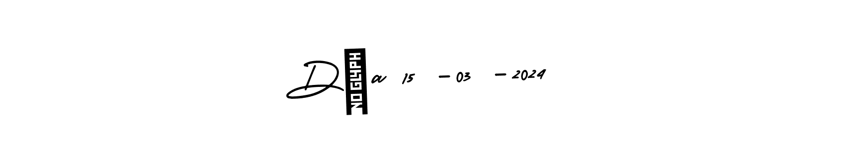 How to Draw Día 15 -03 -2024 signature style? AmerikaSignatureDemo-Regular is a latest design signature styles for name Día 15 -03 -2024. Día 15 -03 -2024 signature style 3 images and pictures png