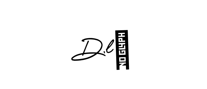 How to make D‚l signature? AmerikaSignatureDemo-Regular is a professional autograph style. Create handwritten signature for D‚l name. D‚l signature style 3 images and pictures png