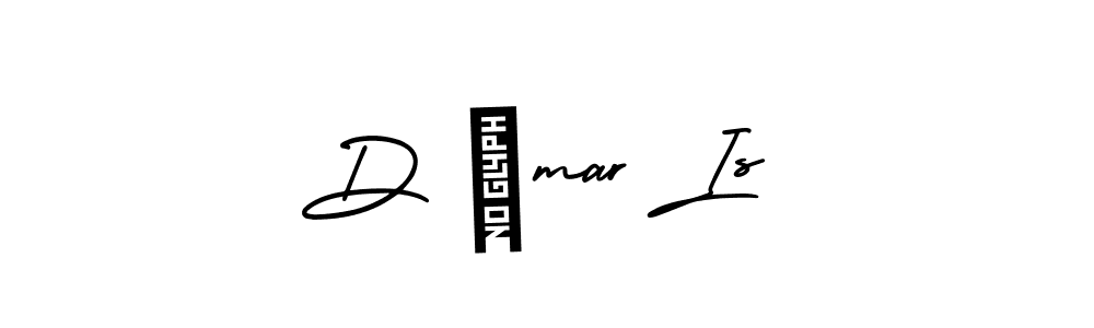 Create a beautiful signature design for name D ämar Is. With this signature (AmerikaSignatureDemo-Regular) fonts, you can make a handwritten signature for free. D ämar Is signature style 3 images and pictures png