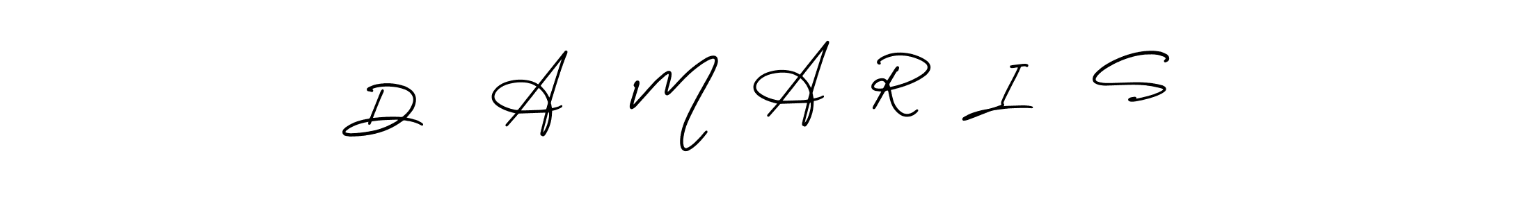 This is the best signature style for the D   A   M  A  R  I   S name. Also you like these signature font (AmerikaSignatureDemo-Regular). Mix name signature. D   A   M  A  R  I   S signature style 3 images and pictures png