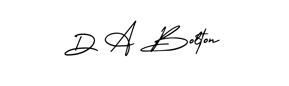 Create a beautiful signature design for name D A Bolton. With this signature (AmerikaSignatureDemo-Regular) fonts, you can make a handwritten signature for free. D A Bolton signature style 3 images and pictures png