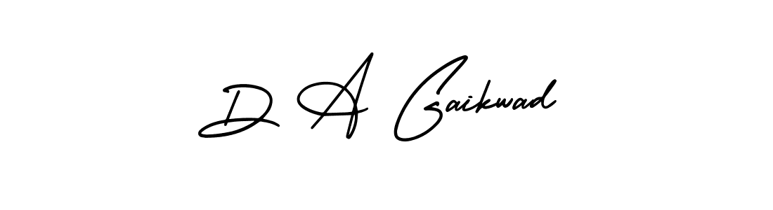D A Gaikwad stylish signature style. Best Handwritten Sign (AmerikaSignatureDemo-Regular) for my name. Handwritten Signature Collection Ideas for my name D A Gaikwad. D A Gaikwad signature style 3 images and pictures png