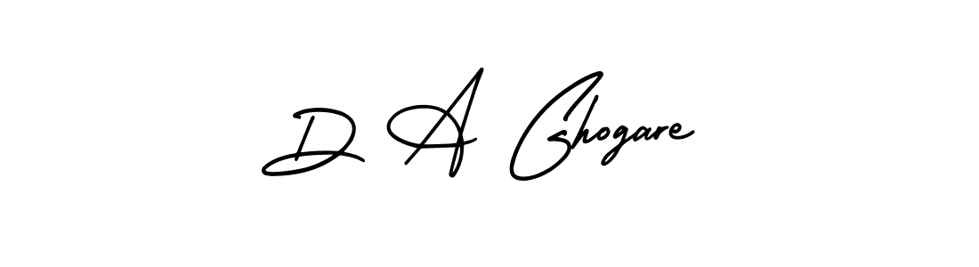 Make a short D A Ghogare signature style. Manage your documents anywhere anytime using AmerikaSignatureDemo-Regular. Create and add eSignatures, submit forms, share and send files easily. D A Ghogare signature style 3 images and pictures png