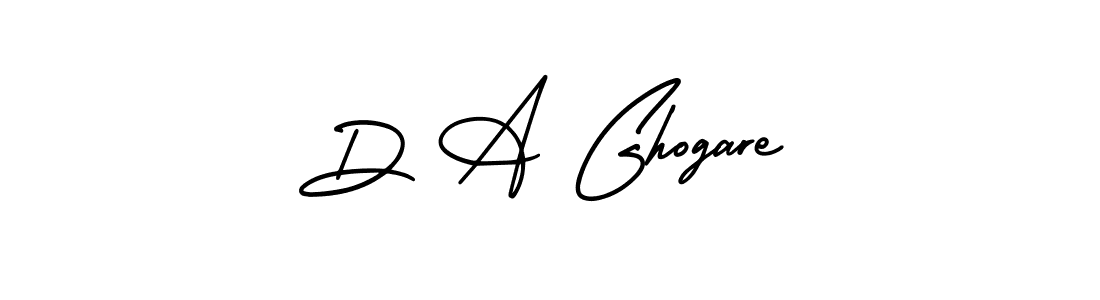 Also we have D A Ghogare name is the best signature style. Create professional handwritten signature collection using AmerikaSignatureDemo-Regular autograph style. D A Ghogare signature style 3 images and pictures png