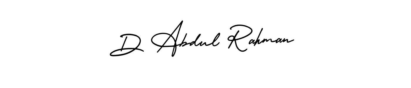 Make a beautiful signature design for name D Abdul Rahman. Use this online signature maker to create a handwritten signature for free. D Abdul Rahman signature style 3 images and pictures png