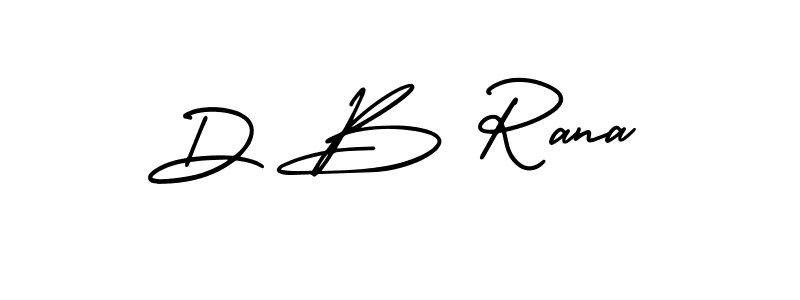 Also You can easily find your signature by using the search form. We will create D B Rana name handwritten signature images for you free of cost using AmerikaSignatureDemo-Regular sign style. D B Rana signature style 3 images and pictures png