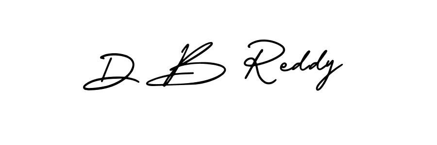 Make a beautiful signature design for name D B Reddy. Use this online signature maker to create a handwritten signature for free. D B Reddy signature style 3 images and pictures png