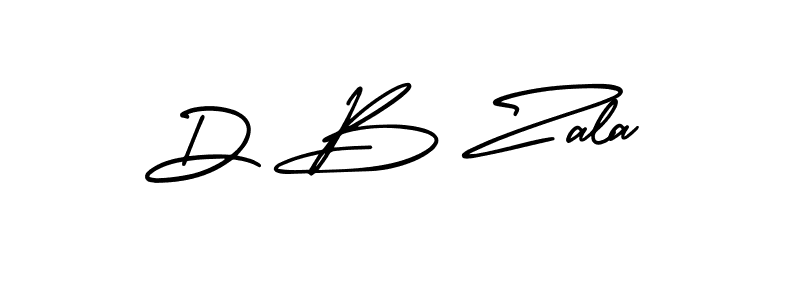 if you are searching for the best signature style for your name D B Zala. so please give up your signature search. here we have designed multiple signature styles  using AmerikaSignatureDemo-Regular. D B Zala signature style 3 images and pictures png