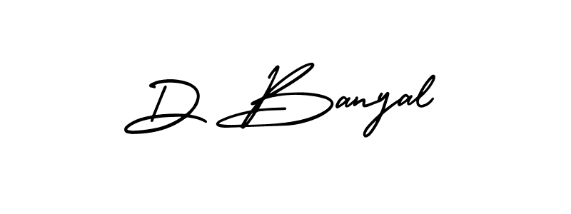 Also You can easily find your signature by using the search form. We will create D Banyal name handwritten signature images for you free of cost using AmerikaSignatureDemo-Regular sign style. D Banyal signature style 3 images and pictures png