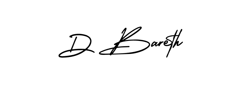 Create a beautiful signature design for name D Bareth. With this signature (AmerikaSignatureDemo-Regular) fonts, you can make a handwritten signature for free. D Bareth signature style 3 images and pictures png