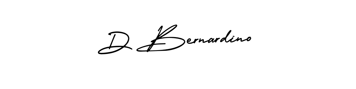 AmerikaSignatureDemo-Regular is a professional signature style that is perfect for those who want to add a touch of class to their signature. It is also a great choice for those who want to make their signature more unique. Get D Bernardino name to fancy signature for free. D Bernardino signature style 3 images and pictures png