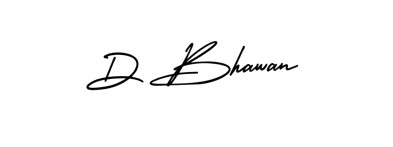 How to make D Bhawan signature? AmerikaSignatureDemo-Regular is a professional autograph style. Create handwritten signature for D Bhawan name. D Bhawan signature style 3 images and pictures png