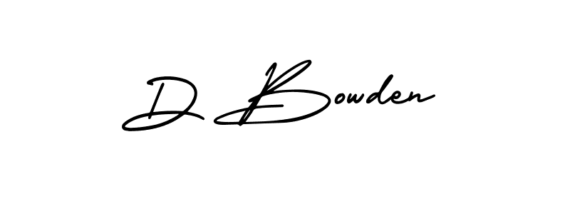 Similarly AmerikaSignatureDemo-Regular is the best handwritten signature design. Signature creator online .You can use it as an online autograph creator for name D Bowden. D Bowden signature style 3 images and pictures png