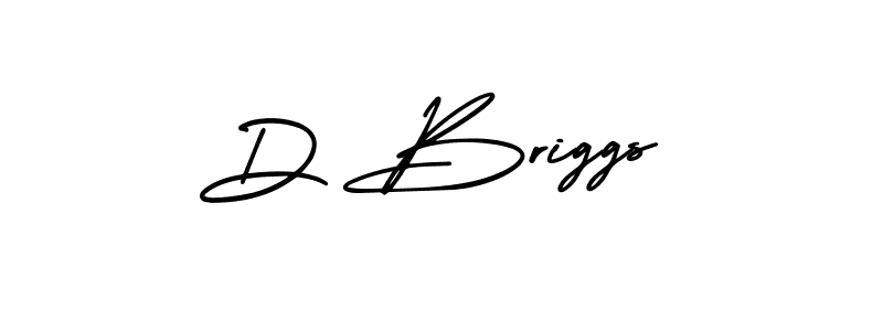 You should practise on your own different ways (AmerikaSignatureDemo-Regular) to write your name (D Briggs) in signature. don't let someone else do it for you. D Briggs signature style 3 images and pictures png