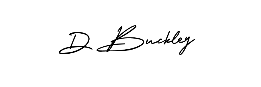 Create a beautiful signature design for name D Buckley. With this signature (AmerikaSignatureDemo-Regular) fonts, you can make a handwritten signature for free. D Buckley signature style 3 images and pictures png