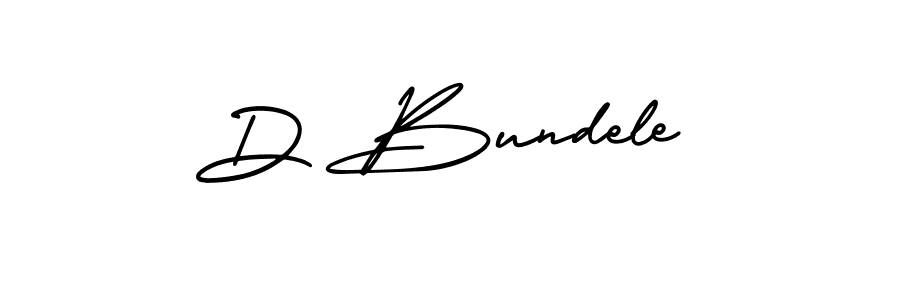 Also we have D Bundele name is the best signature style. Create professional handwritten signature collection using AmerikaSignatureDemo-Regular autograph style. D Bundele signature style 3 images and pictures png