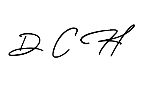 D C H stylish signature style. Best Handwritten Sign (AmerikaSignatureDemo-Regular) for my name. Handwritten Signature Collection Ideas for my name D C H. D C H signature style 3 images and pictures png