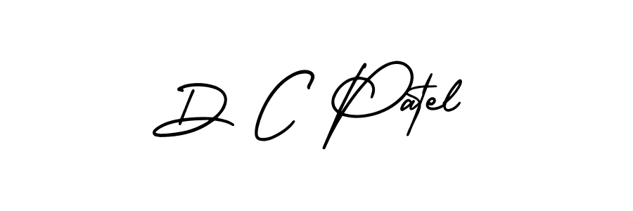 Make a beautiful signature design for name D C Patel. Use this online signature maker to create a handwritten signature for free. D C Patel signature style 3 images and pictures png