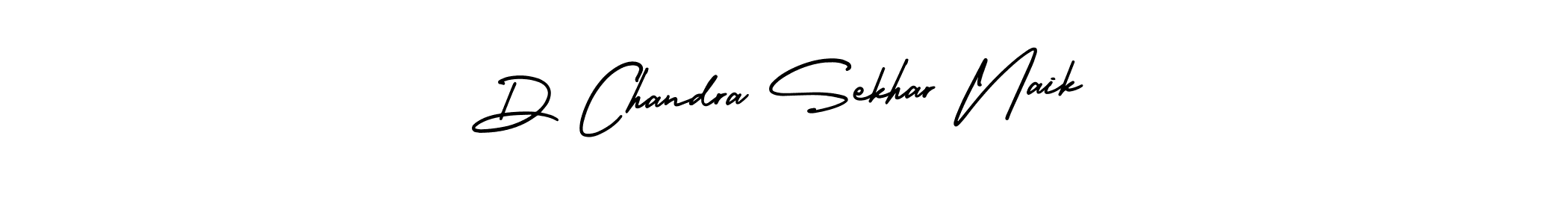Use a signature maker to create a handwritten signature online. With this signature software, you can design (AmerikaSignatureDemo-Regular) your own signature for name D Chandra Sekhar Naik. D Chandra Sekhar Naik signature style 3 images and pictures png