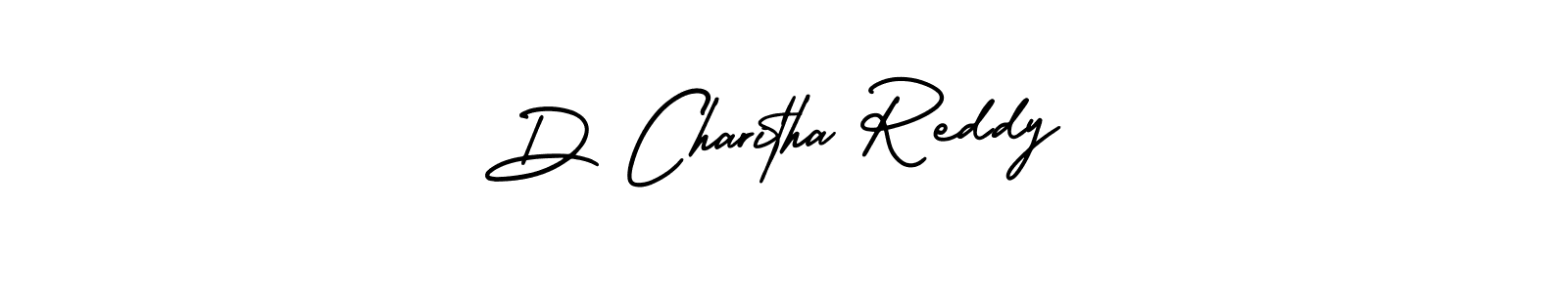 Also we have D Charitha Reddy name is the best signature style. Create professional handwritten signature collection using AmerikaSignatureDemo-Regular autograph style. D Charitha Reddy signature style 3 images and pictures png