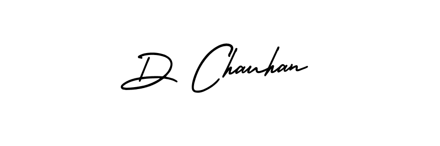 How to make D Chauhan signature? AmerikaSignatureDemo-Regular is a professional autograph style. Create handwritten signature for D Chauhan name. D Chauhan signature style 3 images and pictures png