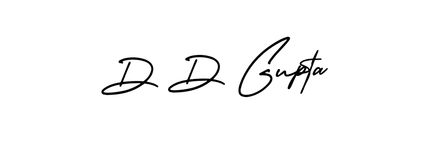 The best way (AmerikaSignatureDemo-Regular) to make a short signature is to pick only two or three words in your name. The name D D Gupta include a total of six letters. For converting this name. D D Gupta signature style 3 images and pictures png