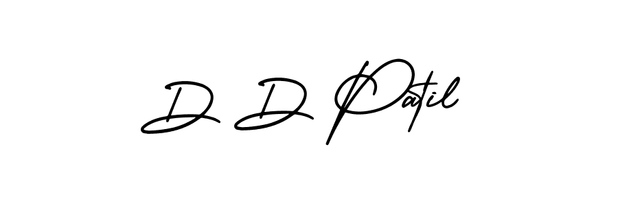 D D Patil stylish signature style. Best Handwritten Sign (AmerikaSignatureDemo-Regular) for my name. Handwritten Signature Collection Ideas for my name D D Patil. D D Patil signature style 3 images and pictures png