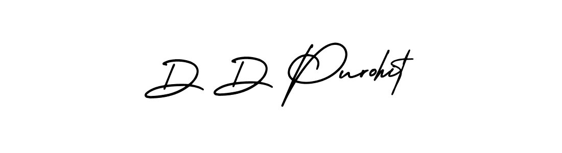 Make a beautiful signature design for name D D Purohit. Use this online signature maker to create a handwritten signature for free. D D Purohit signature style 3 images and pictures png