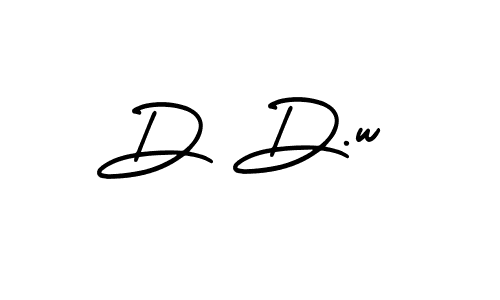 AmerikaSignatureDemo-Regular is a professional signature style that is perfect for those who want to add a touch of class to their signature. It is also a great choice for those who want to make their signature more unique. Get D D.w name to fancy signature for free. D D.w signature style 3 images and pictures png