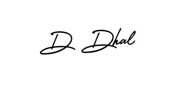 It looks lik you need a new signature style for name D Dhal. Design unique handwritten (AmerikaSignatureDemo-Regular) signature with our free signature maker in just a few clicks. D Dhal signature style 3 images and pictures png