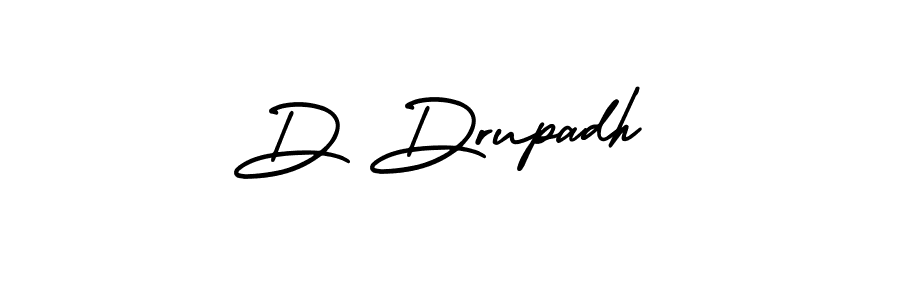 Similarly AmerikaSignatureDemo-Regular is the best handwritten signature design. Signature creator online .You can use it as an online autograph creator for name D Drupadh. D Drupadh signature style 3 images and pictures png