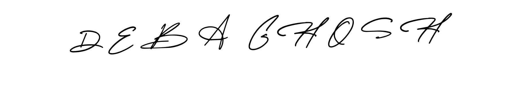 Make a short D E B A  G H O S H signature style. Manage your documents anywhere anytime using AmerikaSignatureDemo-Regular. Create and add eSignatures, submit forms, share and send files easily. D E B A  G H O S H signature style 3 images and pictures png