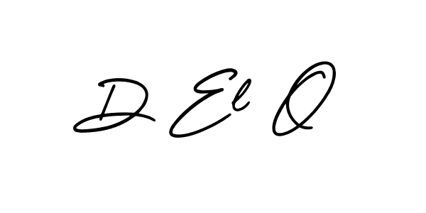 Also we have D El O name is the best signature style. Create professional handwritten signature collection using AmerikaSignatureDemo-Regular autograph style. D El O signature style 3 images and pictures png