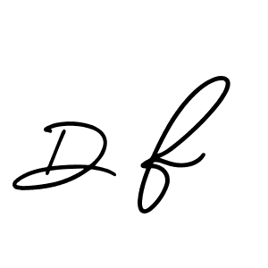 D F stylish signature style. Best Handwritten Sign (AmerikaSignatureDemo-Regular) for my name. Handwritten Signature Collection Ideas for my name D F. D F signature style 3 images and pictures png