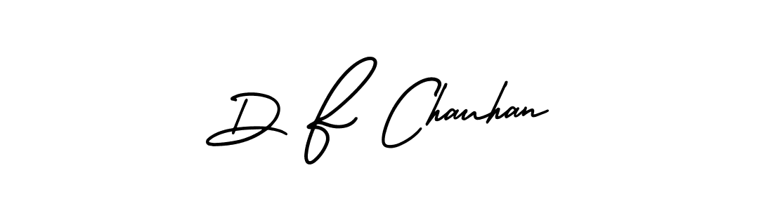 Also You can easily find your signature by using the search form. We will create D F Chauhan name handwritten signature images for you free of cost using AmerikaSignatureDemo-Regular sign style. D F Chauhan signature style 3 images and pictures png