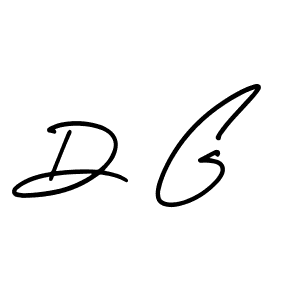 The best way (AmerikaSignatureDemo-Regular) to make a short signature is to pick only two or three words in your name. The name D G include a total of six letters. For converting this name. D G signature style 3 images and pictures png