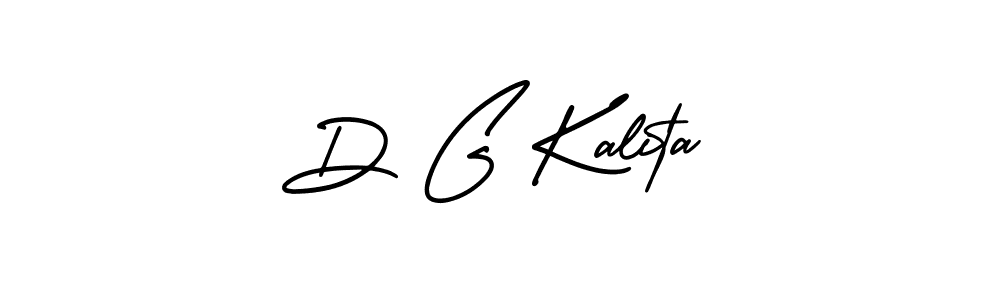 Make a beautiful signature design for name D G Kalita. With this signature (AmerikaSignatureDemo-Regular) style, you can create a handwritten signature for free. D G Kalita signature style 3 images and pictures png