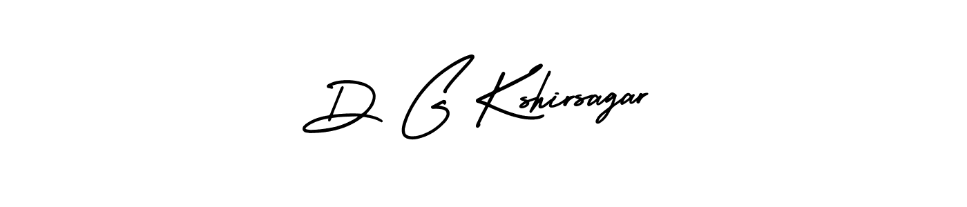 Make a beautiful signature design for name D G Kshirsagar. With this signature (AmerikaSignatureDemo-Regular) style, you can create a handwritten signature for free. D G Kshirsagar signature style 3 images and pictures png