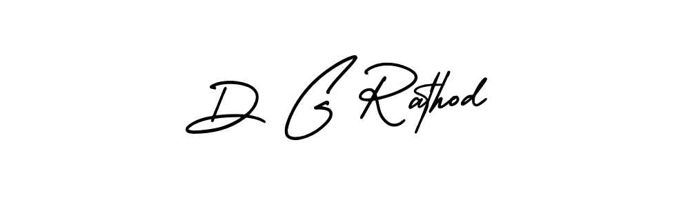 D G Rathod stylish signature style. Best Handwritten Sign (AmerikaSignatureDemo-Regular) for my name. Handwritten Signature Collection Ideas for my name D G Rathod. D G Rathod signature style 3 images and pictures png