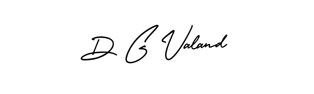 if you are searching for the best signature style for your name D G Valand. so please give up your signature search. here we have designed multiple signature styles  using AmerikaSignatureDemo-Regular. D G Valand signature style 3 images and pictures png