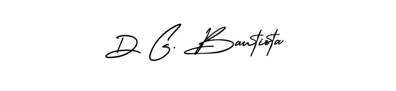 How to make D G. Bautista signature? AmerikaSignatureDemo-Regular is a professional autograph style. Create handwritten signature for D G. Bautista name. D G. Bautista signature style 3 images and pictures png